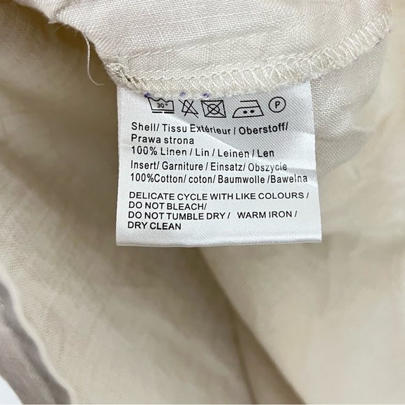 Malvin Hamburg Germany Linen Blouse M - Picture 6 of 8